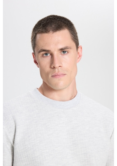 Wrangler Regular Fit Normal Kesim Bisiklet Yaka Gri Melanj Sweatshirt W242593036 Gri Melanj Wrangler Regular Fit Normal Kesim Bisiklet Yaka Gri Melanj Sweatshirt W242593036 Gri Melanj