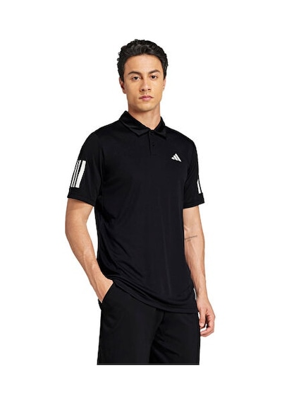 Adidas Club 3str Polo Erkek Tenis Polo Tişört Jg0985 Siyah SIYAH
