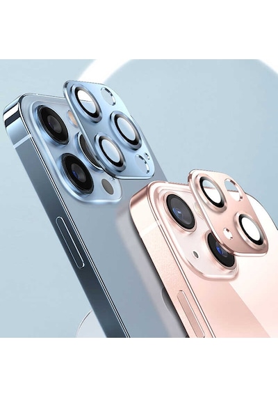 Apple Uyumlu iPhone 13 Pro Kamera Lens Koruyucu Çerçeveli Koruyucu Cl 03