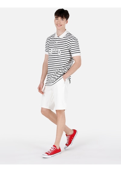Colin's Colins Chino Kesim Orta Bel Düz Paça Natural Erkek Şort Cl1069568 Q1.V1 Dn43517 Mavi