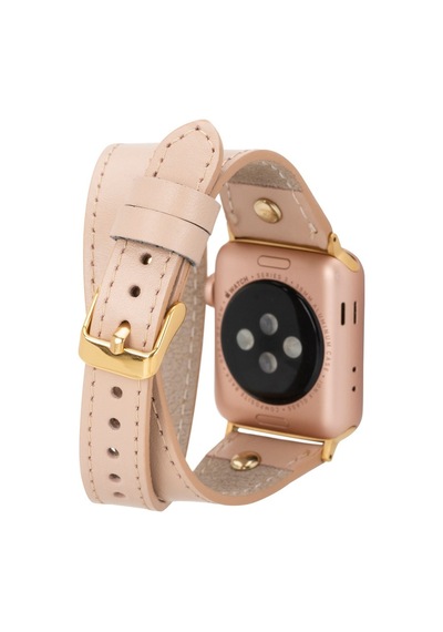 Apple Uyumlu Watch    Deri Kordon 42-44-45mm Slim Dt Gt Nu1