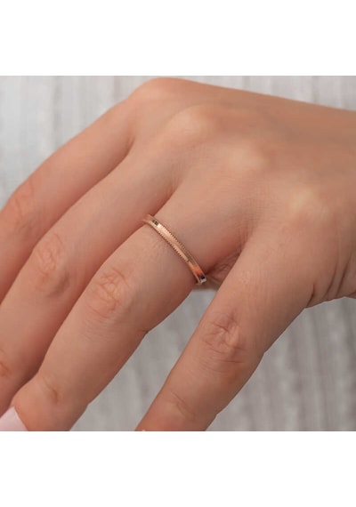 Gümüş Rose Ajda Kadın Yüzük T8758 Rose