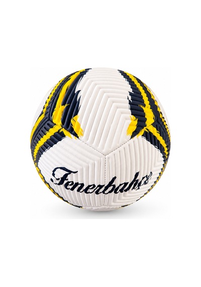 Fenerbahçe Lisanslı Futbol Topu No:5 Dikişli Taraftar Topu Antrenman Ve Maç Topu Beyaz