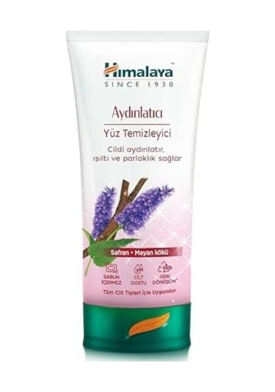 Himalaya Aydınlatıcı Yüz Temizleyici 150 Ml Meyan Kökü, Safran, Salatalık, Nar Parabensiz, Sabun İçermez Tüm Ciltler