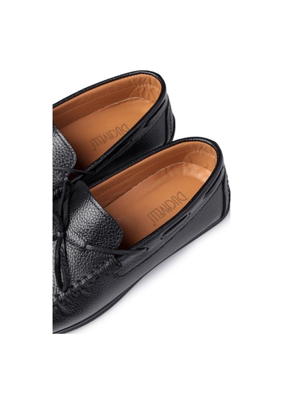 Borde Hakiki Deri Erkek Günlük Ayakkabı, Loafer Ayakkabı, Hafif Ayakkabı