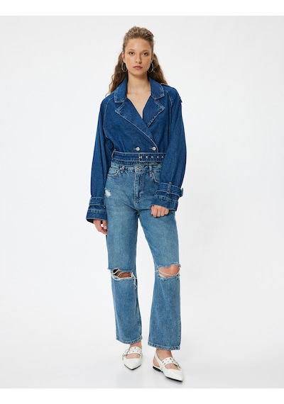Koton Normal Bel Düz Paça Yıpratılmış Kot Pantolon - Straight Fit Jeans Orta İndigo 5wal40056md İndigo Koton Normal Bel Düz Paça Yıpratılmış Kot Pantolon - Straight Fit Jeans Orta İndigo 5wal40056md İndigo