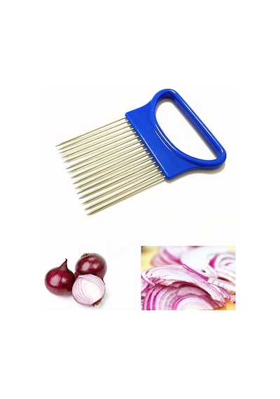 Kolay Kesim Dilimleme Aparatı + Pratik Sarımsak Ezici - 2li Set P3q4v9 Çelik Diğer