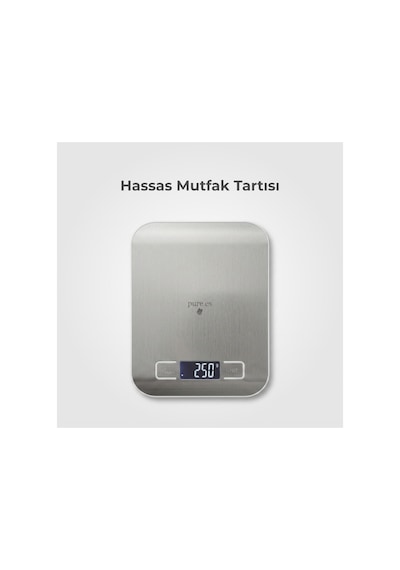 Dh-2012 Hassas Mutfak Tartısı Gümüş