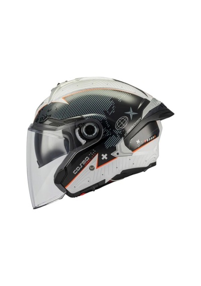 Mt Cosmo Sv Layout A1 Açık Kask Siyah - Beyaz