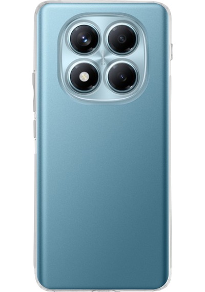 Xiaomi Redmi Note 14 Pro 4g İle Uyumlu Kapak Kamera Korumalı Süper Silikon Şeffaf Kılıf