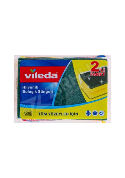 Vileda Bulaşık Süngeri 2 Li Oluklu