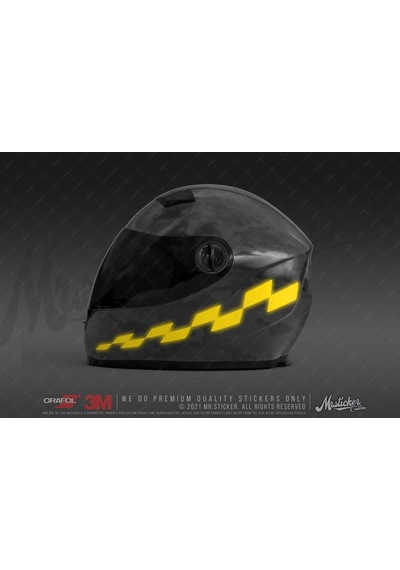 Rfhlm239-Reflektif Kask Seritleri V1 Sarı