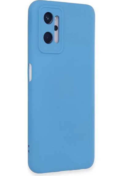 Newface Realme 9i 4g Kılıf Nano İçi Kadife Silikon - Mavi