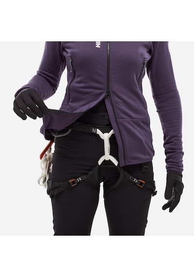 Millet Fusıon Grıd H Kadın Kapşonlu Polar Ceket Tam Fermuar Mıv9032 N9332 Mor