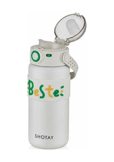 Shotay Beste Çelik Termos Matara Beyaz 500 Ml.