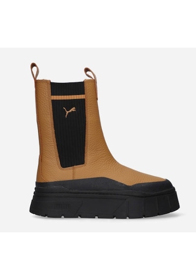 Puma Mayze Stack Cheksea Casual Kadın Hardal Rengi Bot B-38 38674201 001