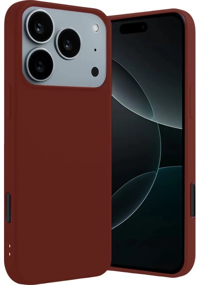Newface Apple İphone 17 Pro First Silikon - Bordo