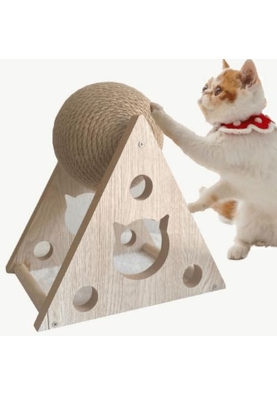 Reyo Pet Üçgen Toplu Kedi Tırmalaması - Kedi Tırmalama Tahtası