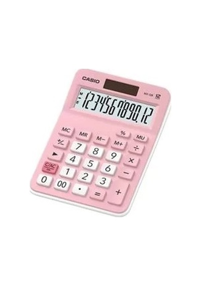 Casio Mx-12b-pk Pembe 12 Hane Masa Üstü Hesap Makinesi Çok Renkli