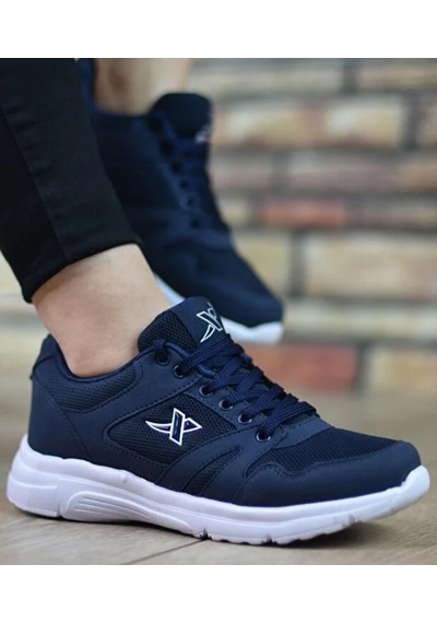X-step 0-20 Hafif Ve Rahat Taban Unisex Spor Ayakkabı Lacivert