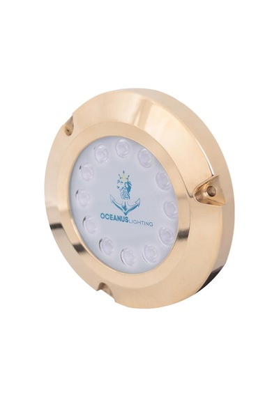 Oceanus Ocl-1245 Bronz Su Altı Aydınlatma Lambası Mavi Işık Bronz - Mavi