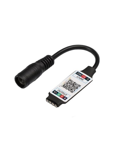 Rgb Şerit Led Kontrol Cihazları - Bluetooth, Sese Ve Müziğe Duyarlı, 24 Tuşlu - 6 Amper, 10 Met Standart