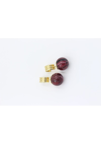 Çelik Küpe 14 - K 3,4cm Çok Renkli