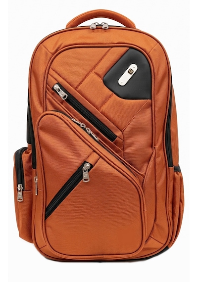 Ful - Dean 17" Koyu Turuncu Gündelik Seyahat Unisex Laptop Sırt Çantası
