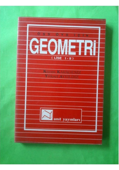 Öss-Öys Geometri 1-2-3 Konu Açıklamalı Soru 1990 Yılı Basım