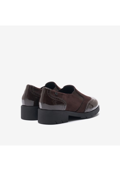 Chocolate Klasik Ayakkabı Kadın 9e6285ds Donna Serena Camoscıo Strach Kahverengi