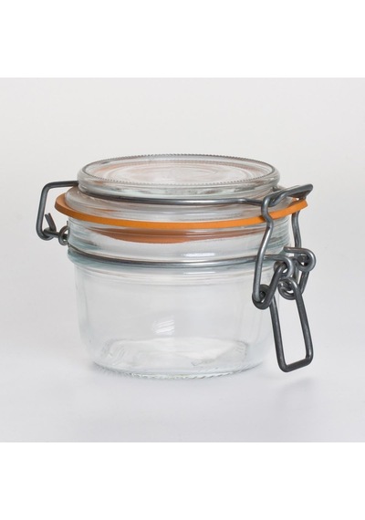 Super Terrines Klipsli/contalı Cam Kavanoz 125 Ml 6 Adet Çok Renkli