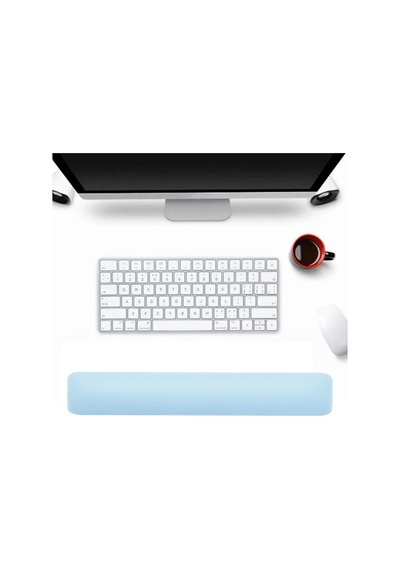 Ayrex Daytona Sb-2 Ergonomik Klavye Mouse Bilek Desteği Ofis Oyun Kullanımına Uyumlu Mavi