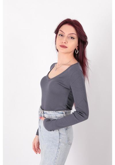 Busem S0015897 Kadın Bluz Antrasit