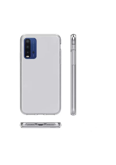Teknomoda Xiaomi Redmi 9T 360 Kılıf Şeffaf Ön Arka Korumalı Silikon