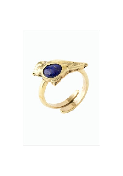 Kuş Doğaltaşlı Otantik Yüzük - Lapis N145 Çok Renkli 08828950