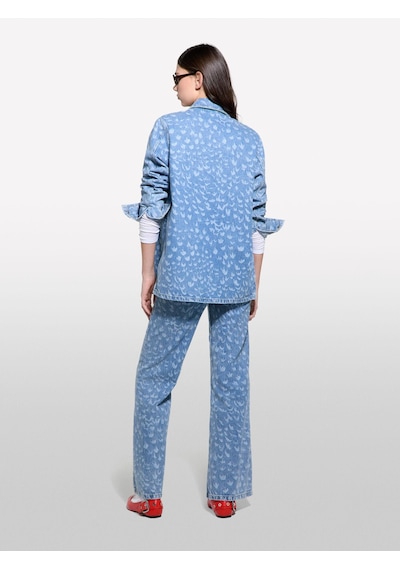 Sisley %100 Pamuk Baskılı Normal Bel Geniş Paça Denim Pantolon Kadın Haki Yeşili Denim Pantolon - 325p43y3le04f Sisley %100 Pamuk Baskılı Normal Bel Geniş Paça Denim Pantolon Kadın Haki Yeşili Denim Pantolon - 325p43y3le04f