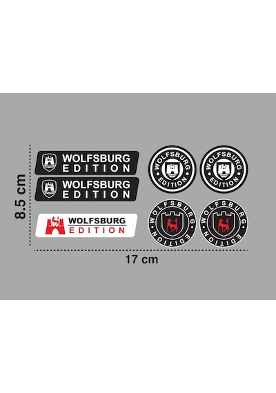 Wolfsburg Edition Sticker Seti Gümüş