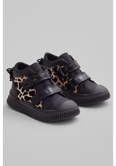 Tonny Black Esnek Termo Taban Çift Cırtlı Şerit Desenli Çocuk Unisex Siyah Leopar Spor Kısa Bot Tbrzn015 Siyah Leopar Tonny Black Esnek Termo Taban Çift Cırtlı Şerit Desenli Çocuk Unisex Siyah Leopar Spor Kısa Bot Tbrzn015 Siyah Leopar