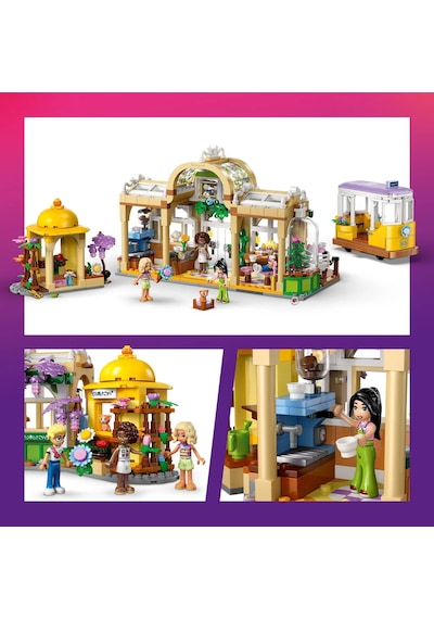 LEGO® Friends Bitki Kafe ve Çiçekçi Dükkanı 42671 - 9 Yaş ve Üzeri Çocuklar için Yaratıcı Oyuncak Yapım Seti (1138)