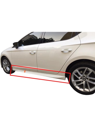 Seat Leon 2013-2020 Aero Marşpiyel Plastik-boyasız