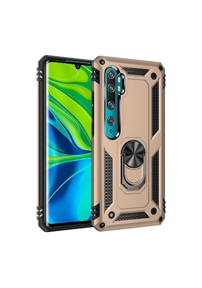 Rba Aksesuar Mi Note 10 Kılıf Rba Vega Kapak - Gold Altın