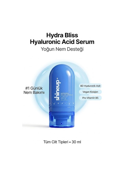 Hydra Bliss 8d Hyaluronik Asit Serum 30 Ml Yoğun Nemlendirici Cilt Serumu