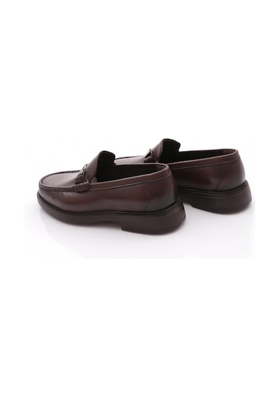 Dgn 2459-2 Erkek Loafer Ayakkabı Kahve Antik
