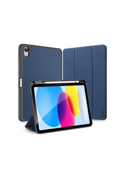 Dux Ducis Apple iPad Uyumlu, 10.9 2022 Kılıf Domo Series Kalem Bölmeli Mıknatıslı Standlı Kapaklı Kılıf- 5775