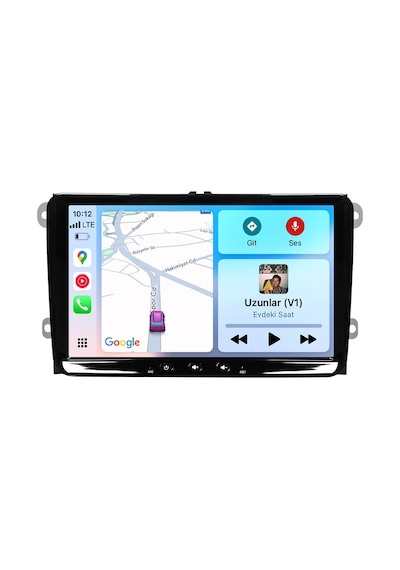 Volkswagen Golf 5/golf 6 Android Multimedya Sistemi 2004-2012 Crv-4580sd Piano Black Çerçeve 9"