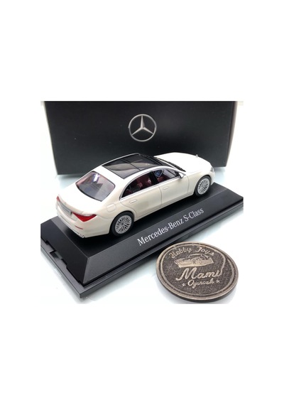 2020 Mercedes Benz S Class V223 Diamont White 1 43 Ölçek Herpa