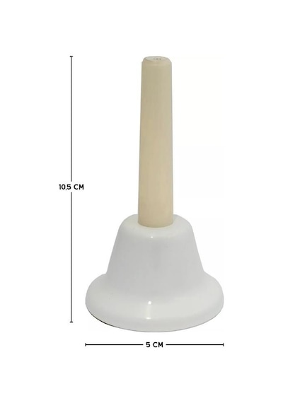 Temel Renkli El Zili Seti 8li Ritim Ve Perküsyon Aleti 10.5 Cm