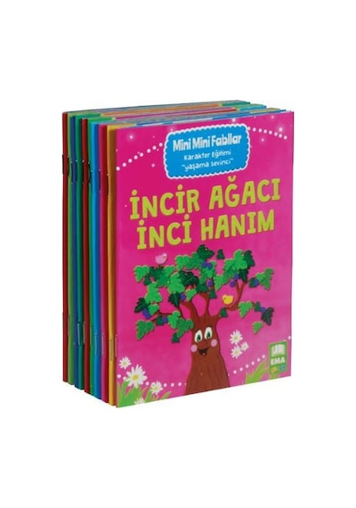 Mini Mini Fabllar Karakter Geliştiren Masallar-10 Kitap Takım - Fatma Işık - Ema Çocuk