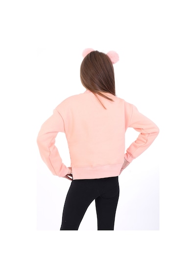 Toontoy Kids Toontoy Kız Çocuk Baskılı Sweatshirt Somon