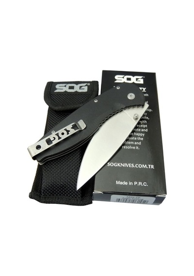 Sog Ae01-Cp Kamp Çakı 23 CM - Siyah Fiber Sap - Kılıflı Siyah